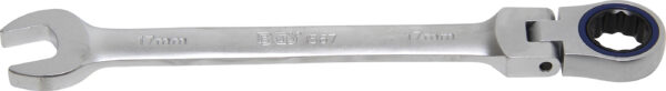 Ratschenring-Maulschlüssel  abwinkelbar  SW 17 mm