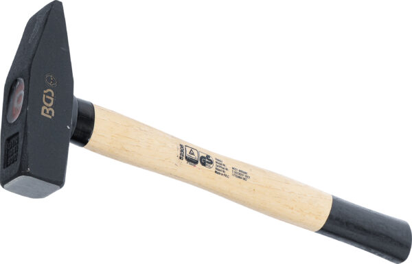 Schlosserhammer  Hickory-Stiel  DIN 1041  800 g