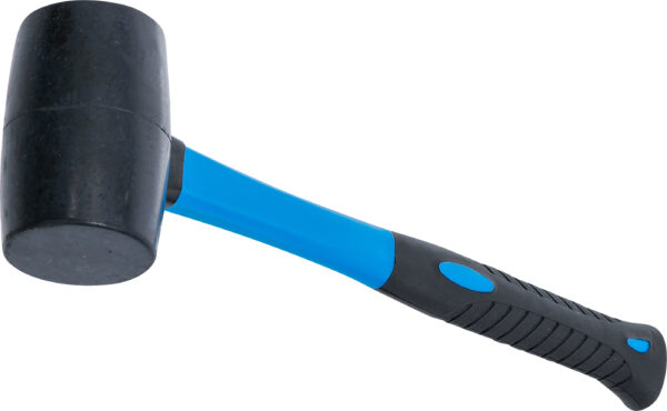 Gummihammer  Fiberglasstiel  schwarzer Kopf  Ø 50 mm ...