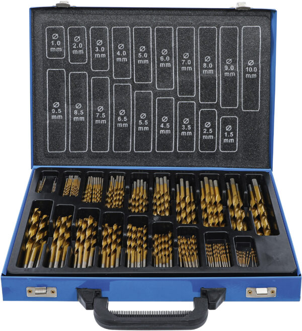 Spiralbohrer-Satz  HSS  titan-nitriert  1 - 10 mm  17...