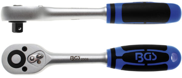 Umschaltknarre  Abtrieb Außenvierkant 10 mm 38