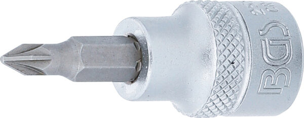 Bit-Einsatz  Antrieb Innenvierkant 10 mm 38  Kreuzs...