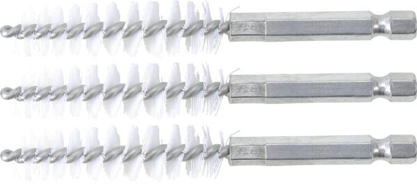 Nylonbürste  13 mm  Antrieb Außensechskant 63 mm 14...