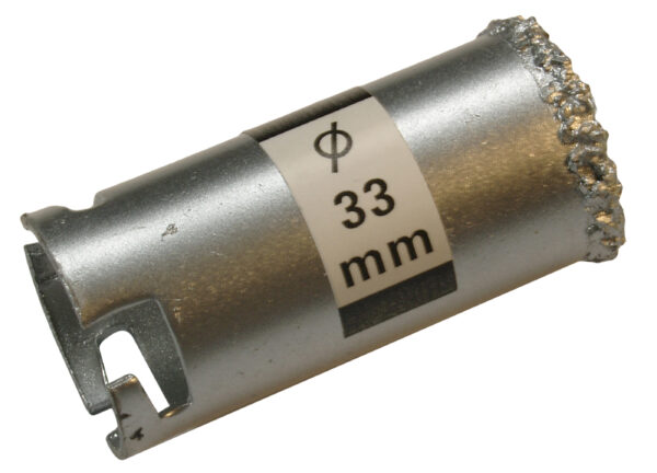 Bohrkrone für Fliesenlochbohrer  Ø 33 mm