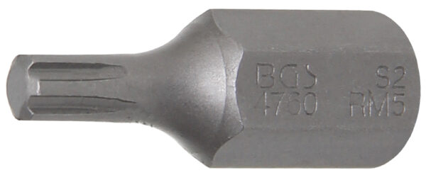 Bit  Antrieb Außensechskant 10 mm 38  Keil-Profil ...
