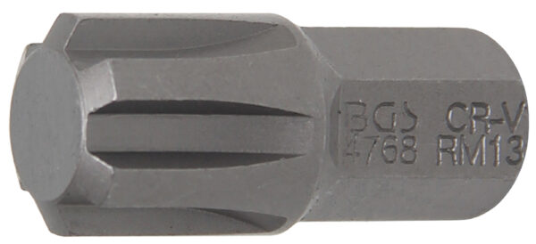 Bit  Antrieb Außensechskant 10 mm 38  Keil-Profil ...