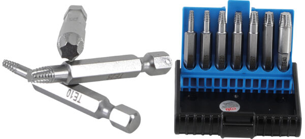 Schraubenausdreher-Satz  für defektes T-Profil für Torx...