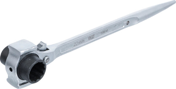 Gerüstbauer-Knarre  3-in-1  SW 19 x 22 mm