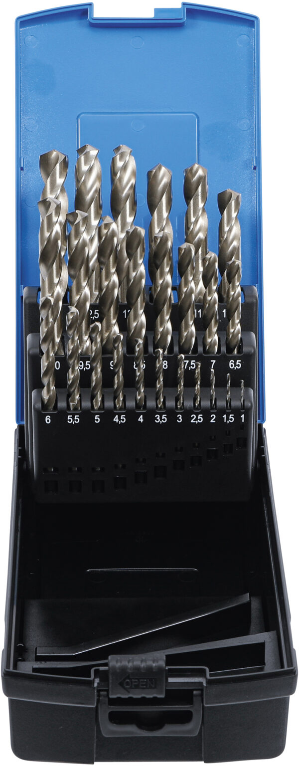 HSS-Spiralbohrer-Satz  Ø 1 - 13 mm  25-tlg.