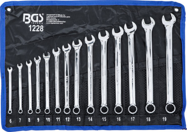Maul-Ringschlüssel-Satz  extra lang  SW 6 - 19 mm  14-...