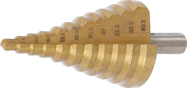 Stufenbohrer  titannitriert  Ø 6 - 405 mm