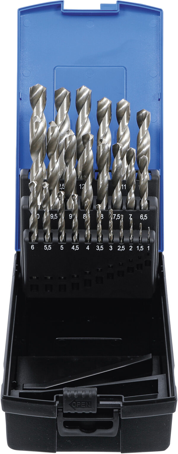 Spiralbohrer-Satz  HSS  Ø 1 - 13 mm  25-tlg.