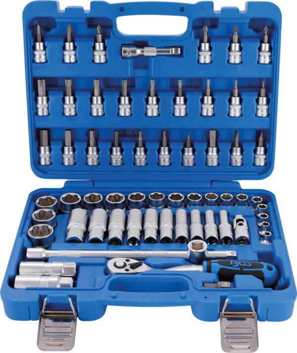 Steckschlüssel-Satz  Antrieb 10 mm 38  61-tlg.