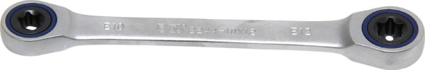 Ratschen-Ringschlüssel mit E-Profil-Ringköpfen  SW E10 x...