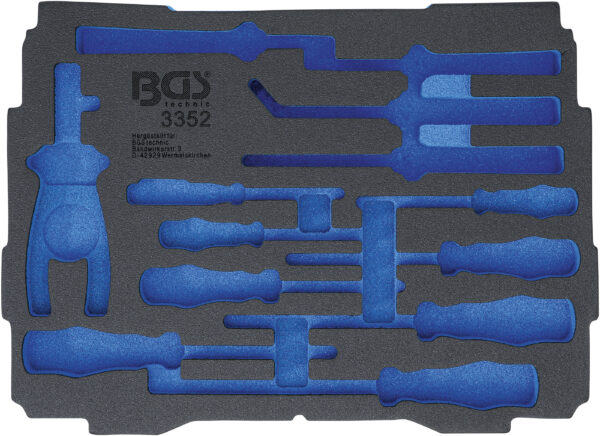 Schaumeinlage für Art. BOXSYS1 & 2  leer  für Art. 3352