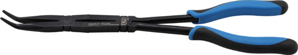 Doppelgelenk-Zange  abgewinkelte Spitze  350 mm