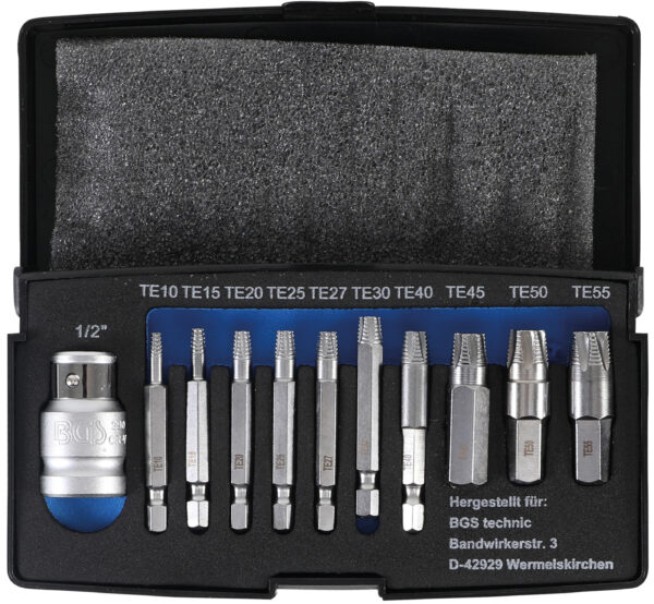 Schraubenausdreher-Satz  für defektes T-Profil für Torx...