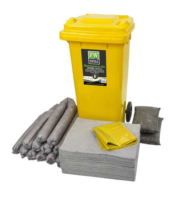 Wartungsset für Öl- und Flüssigkeitsunfälle 120 Liter
