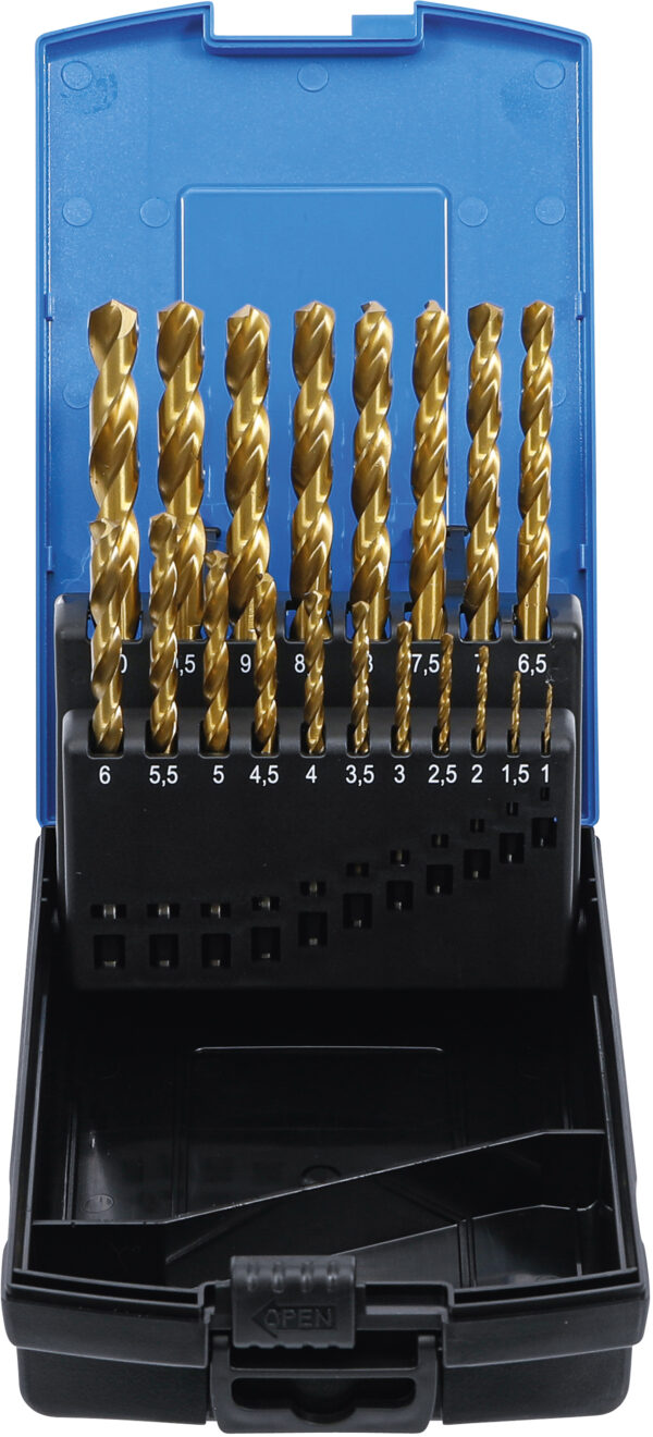 Spiralbohrer-Satz  HSS-G  titan-nitriert  1 - 10 mm  ...