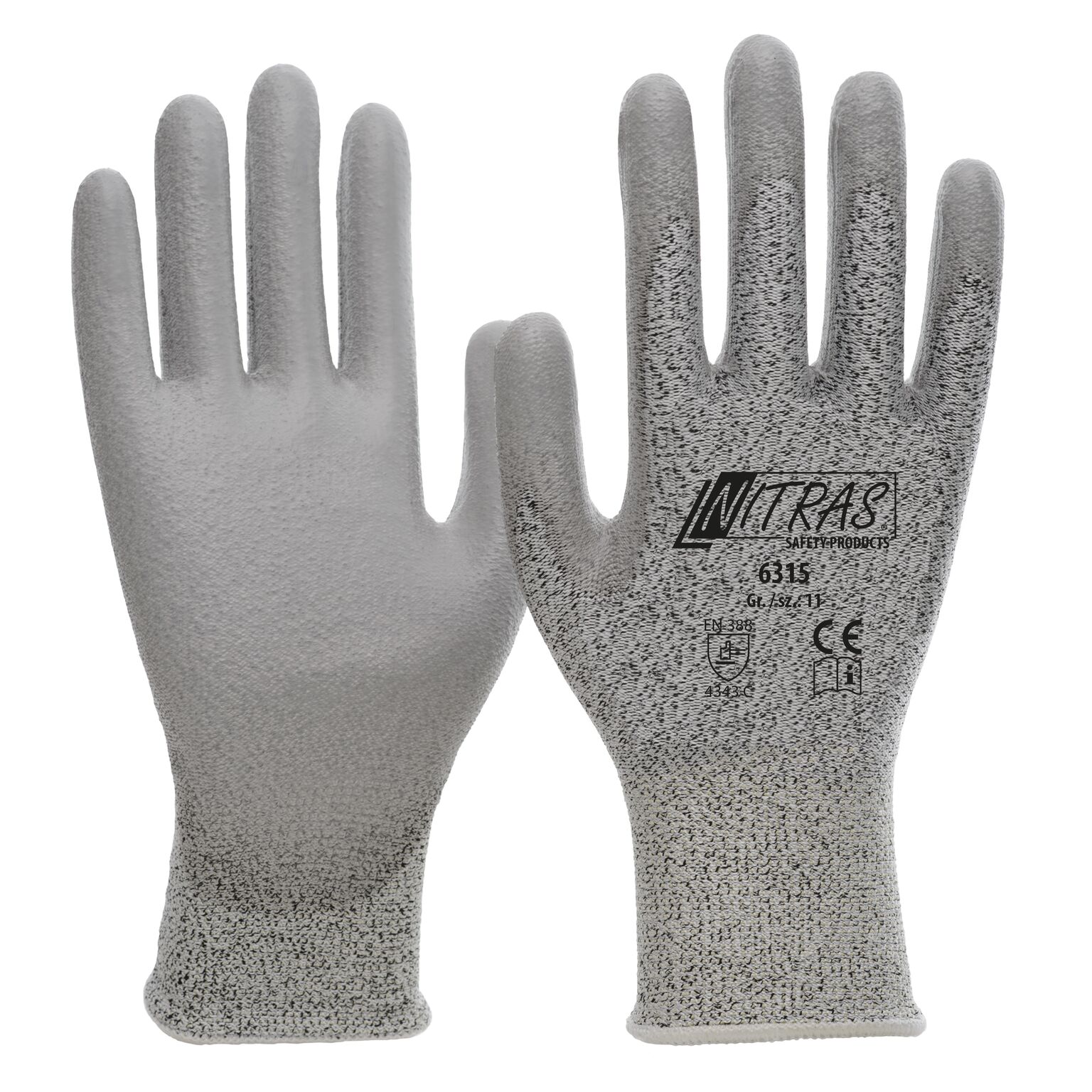 Schnittschutzhandschuh PU-beschichtet 6315 1 Schnittschutzhandschuh PU-beschichtet 6315