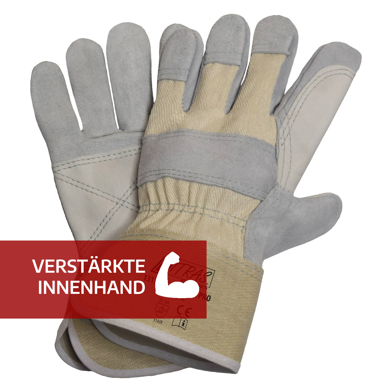 Rindspaltlederhandschuh SPLIT STAR PRO 1313 1 Rindspaltlederhandschuh SPLIT STAR PRO 1313