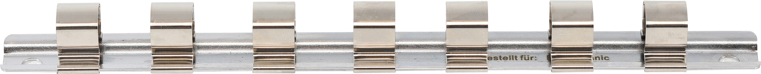 Aufsteckschiene mit 7 Clips  125 mm 12