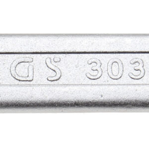 Doppel-Ringschlüssel  extra flach  SW 16 x 17 mm