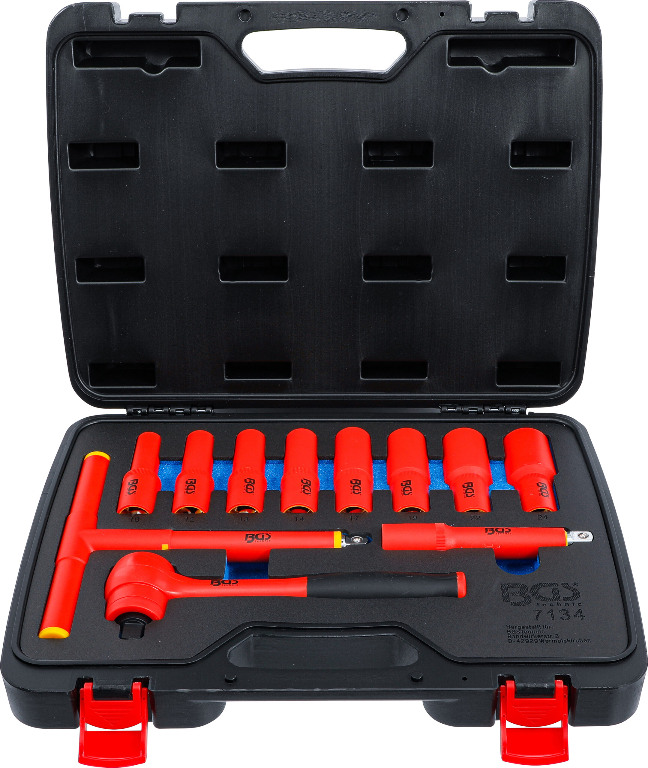 VDE-Steckschlüssel-Satz  Antrieb Innenvierkant 125 mm ...