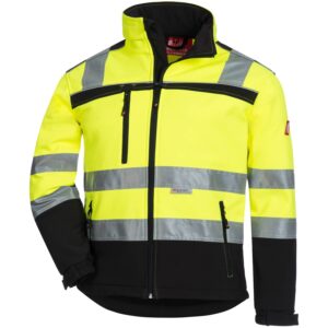 MOTION TEX VIZ Warnschutz-Softshelljacke